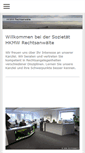 Mobile Screenshot of hkmw-rechtsanwaelte.de